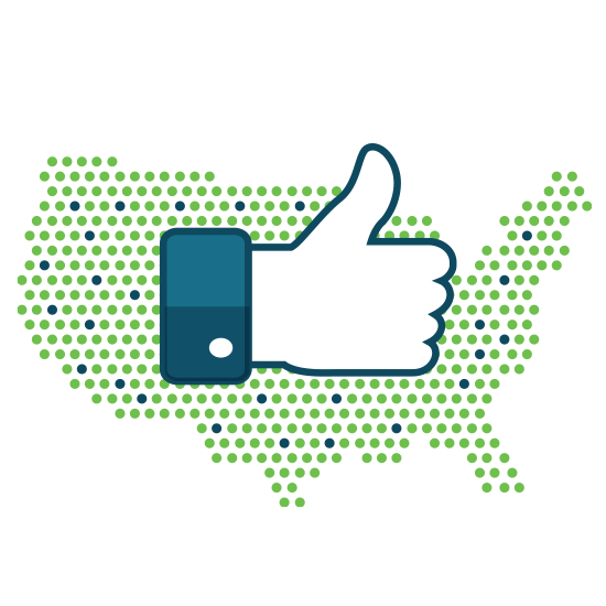 69% of Americans use Facebook icon